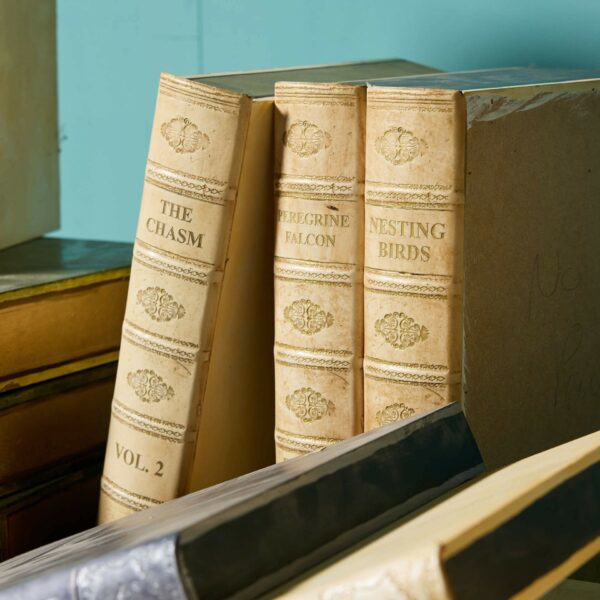 Set of Antique Style Faux Stacked Books