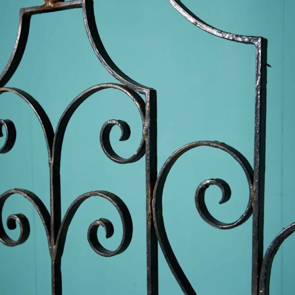 Tall Regency Style Wrought Iron Side Gate