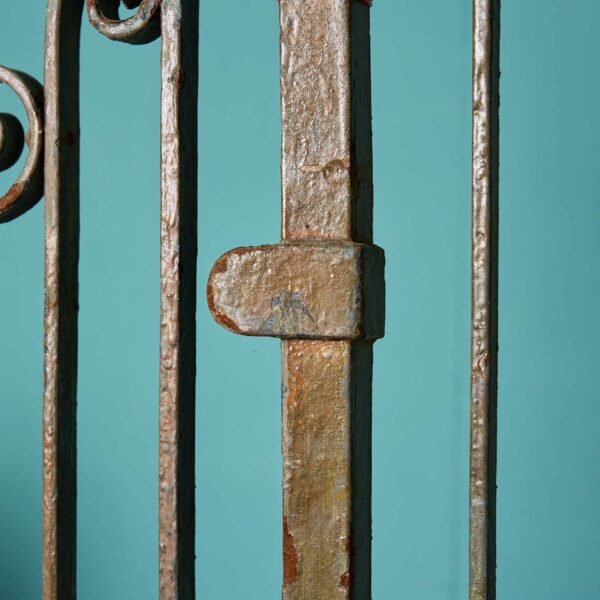 Pair of Tall Narrow Victorian Wrought Iron Side Gates