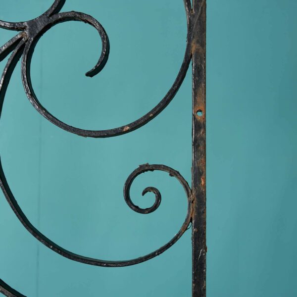 Tall Regency Style Wrought Iron Side Gate