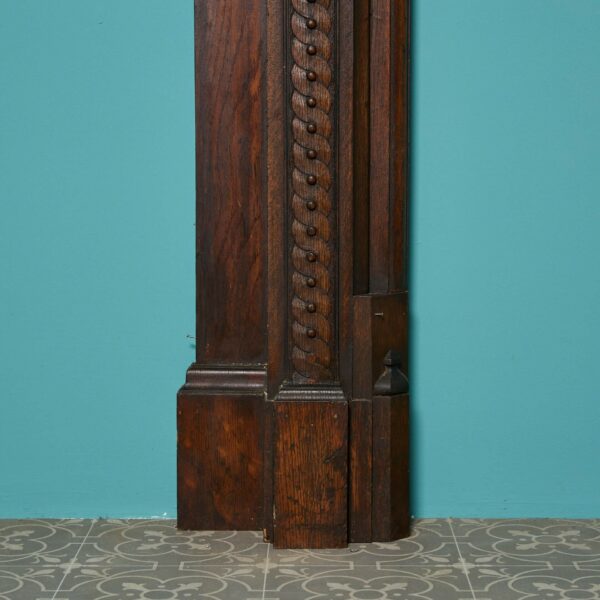 Antique Arts & Crafts Style Oak Fireplace