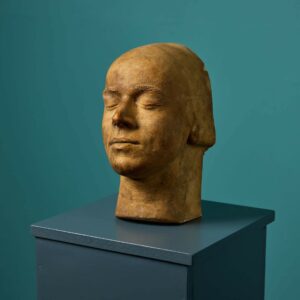 Plaster Life Face Cast of Peter Egan Ex. Tucker Collection