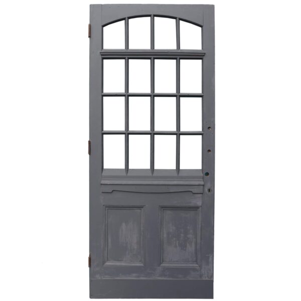 0_216-CO Tall Reclaimed Victorian Front Door for Glazing