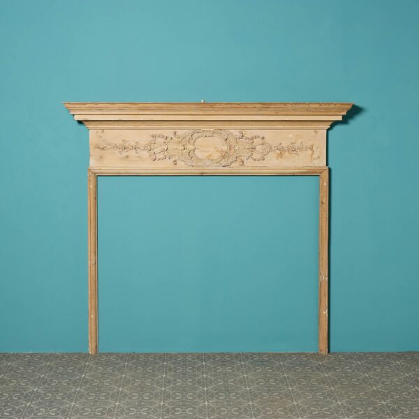 0_27697_-1 Antique Georgian Carved Wooden Fireplace