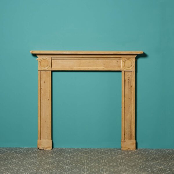 0_30616-1 Reclaimed Georgian Pine Bullseye Fireplace