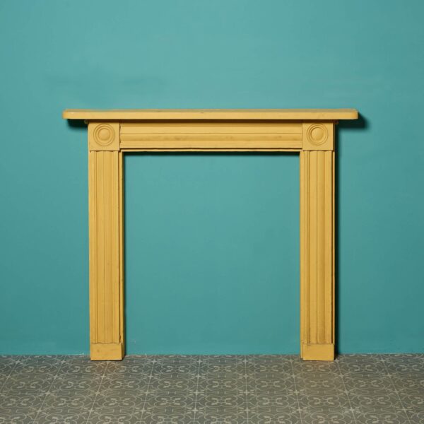 0_31978-1 Georgian Style Painted Bullseye Fireplace