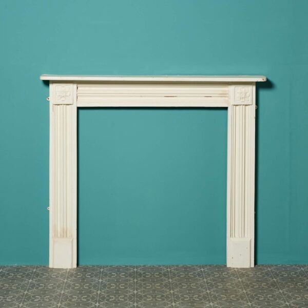 Painted Antique Georgian Style Fireplace