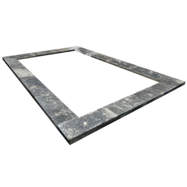 0_33402-1 Large Reclaimed Rectangular Composition Stone Pond Surround