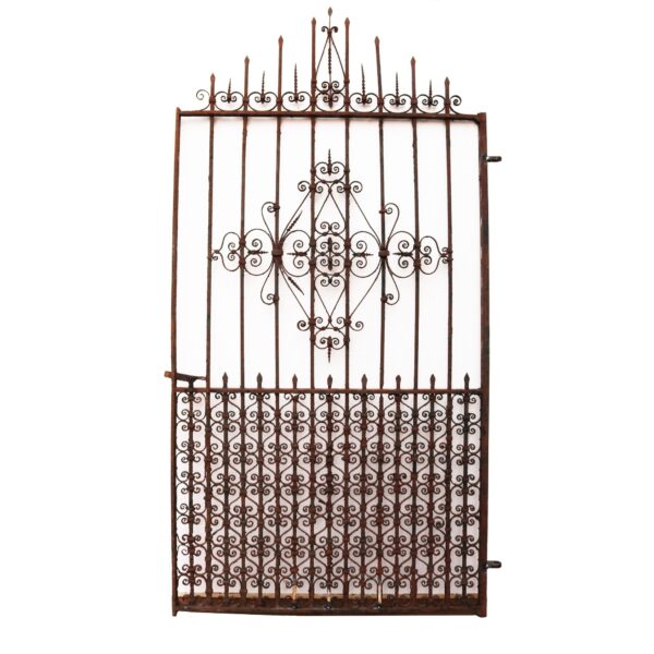 English Victorian Wrought Iron Garden Gate