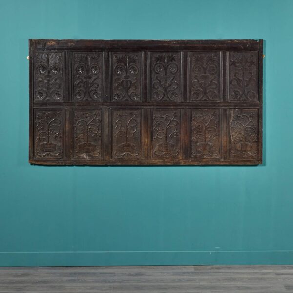 0_35257_-_2 Large Antique 17th Century Carved Oak Panel