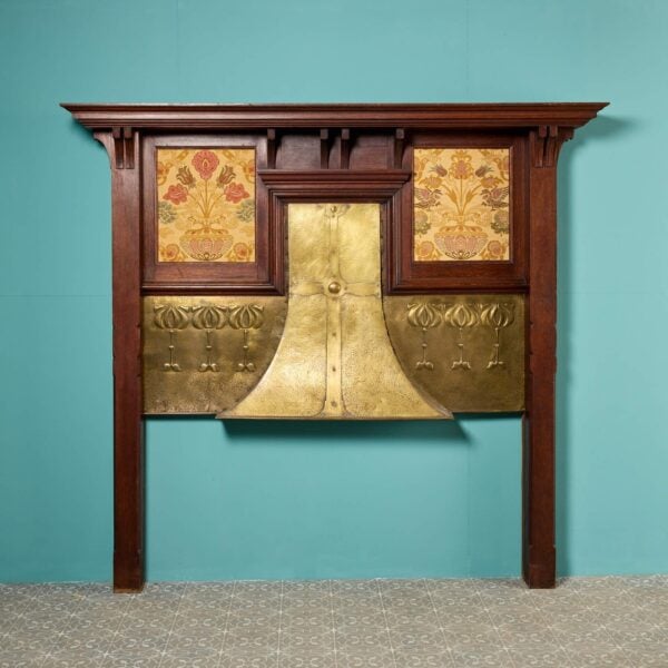 Large Antique Arts and Crafts Fireplace