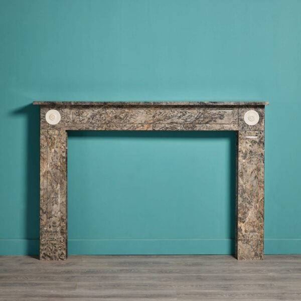 0_534-7 English Regency Style Antique Marble Fire Surround