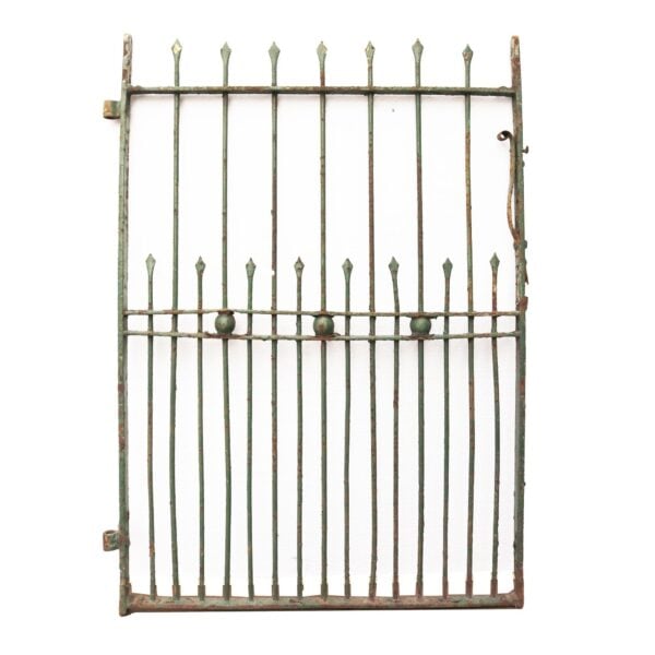 0_D607-2 Victorian Wrought Iron English Pedestrian Gate