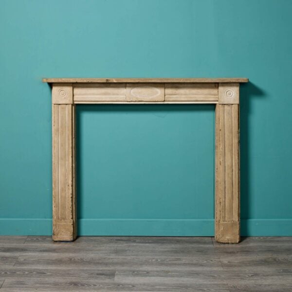 Large Antique Cotswold Limestone Fireplace