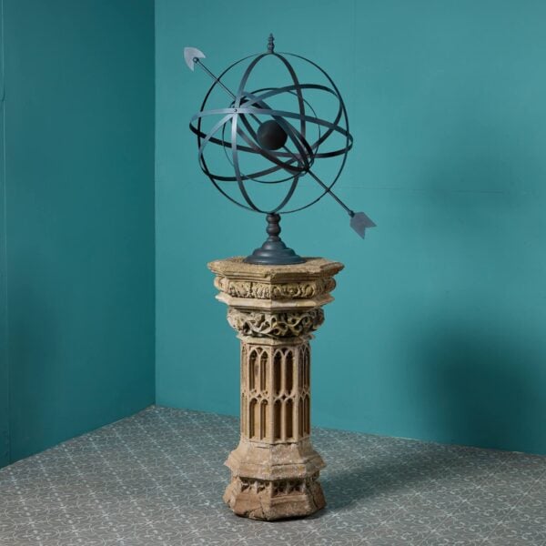 0_UKH2893 Austin & Seeley Gothic Style Armillary Sundial