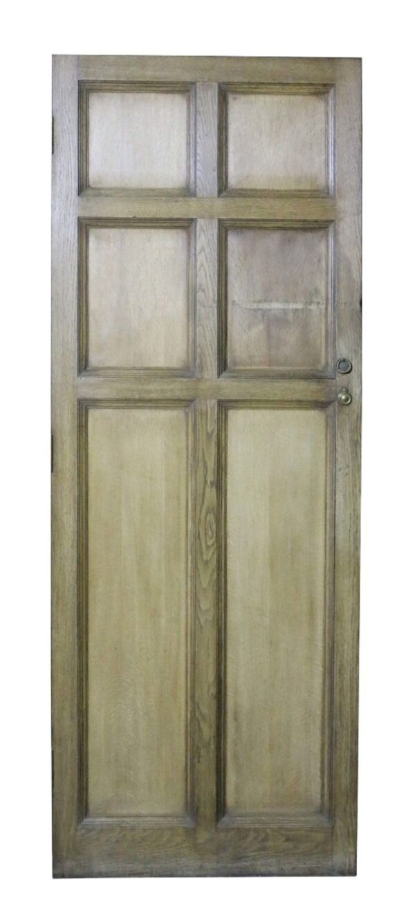 0_h943 A Reclaimed Oak Six Panel Door