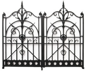 Set of Victorian Walter MacFarlane Cast Iron Gates