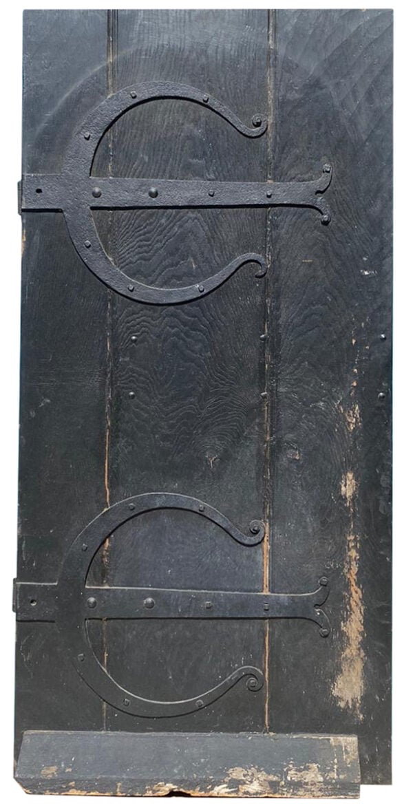 133-Door-6 A Reclaimed English Gothic Style Oak Exterior Door