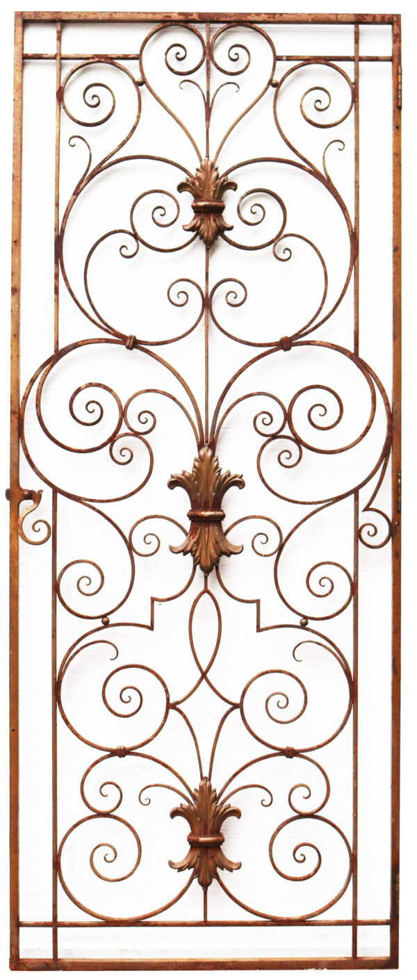 Antique Wrought Iron Pedestrian Gate