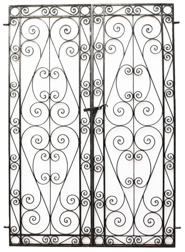 Set of Reclaimed Wrought Iron Garden Gates