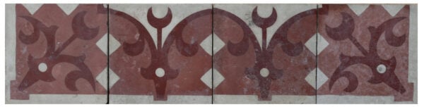 26-Boarder-Tiles-12-scaled Reclaimed Encaustic Cement Floor or Wall Border Tiles 2.68 m2 (28 ft2)