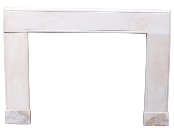 26933-127 An Antique Reclaimed Portland Limestone Fireplace