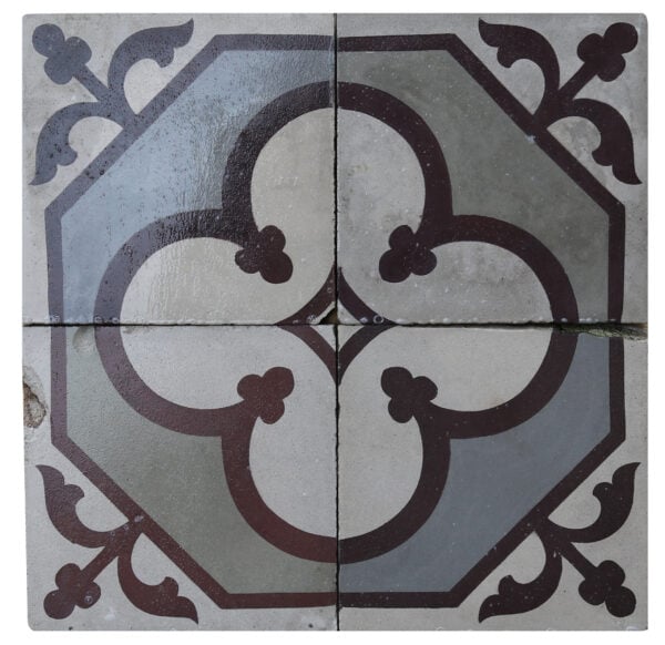 27-Large-Church-style-Floor-Tiles-14 Reclaimed Patterned Encaustic Floor Tiles 3.6 m2 ( 38 sq ft)