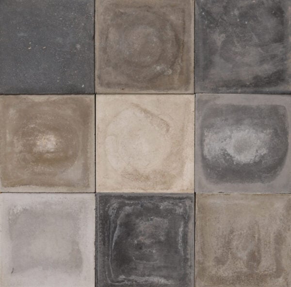 285-Tiles5-scaled Reclaimed Cement Shades of Grey Floor or Wall Tiles 14 m2 (151 sq ft)
