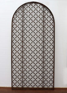 Pair of Large Arched Reclaimed Garden or Trellis Panels