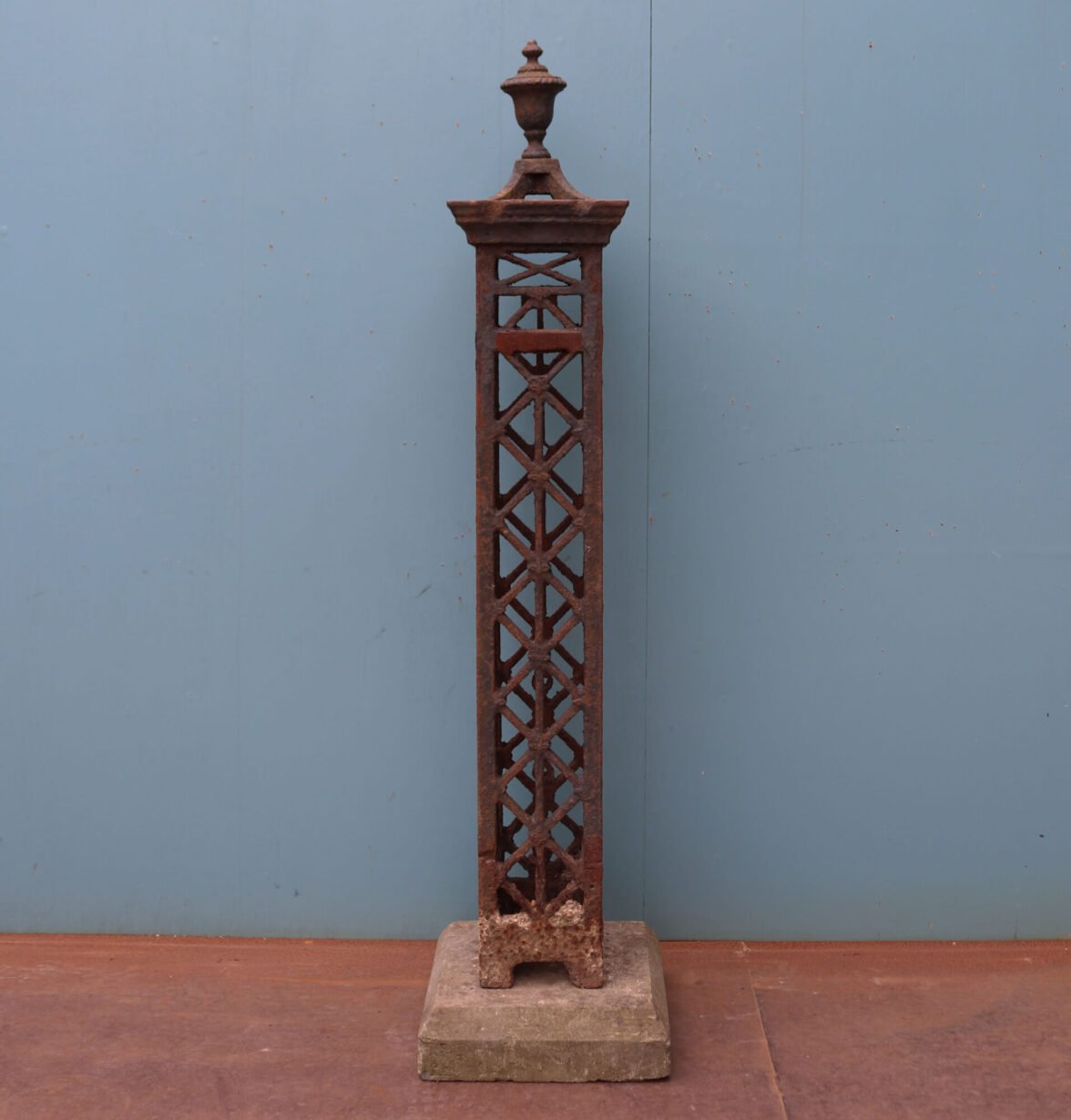 Georgian Cast Iron Garden Obelisk