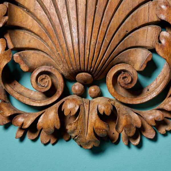 Pair of Georgian Style Scallop Shell Wall Carvings