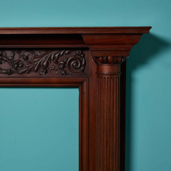 Antique Victorian Mahogany Fire Surround