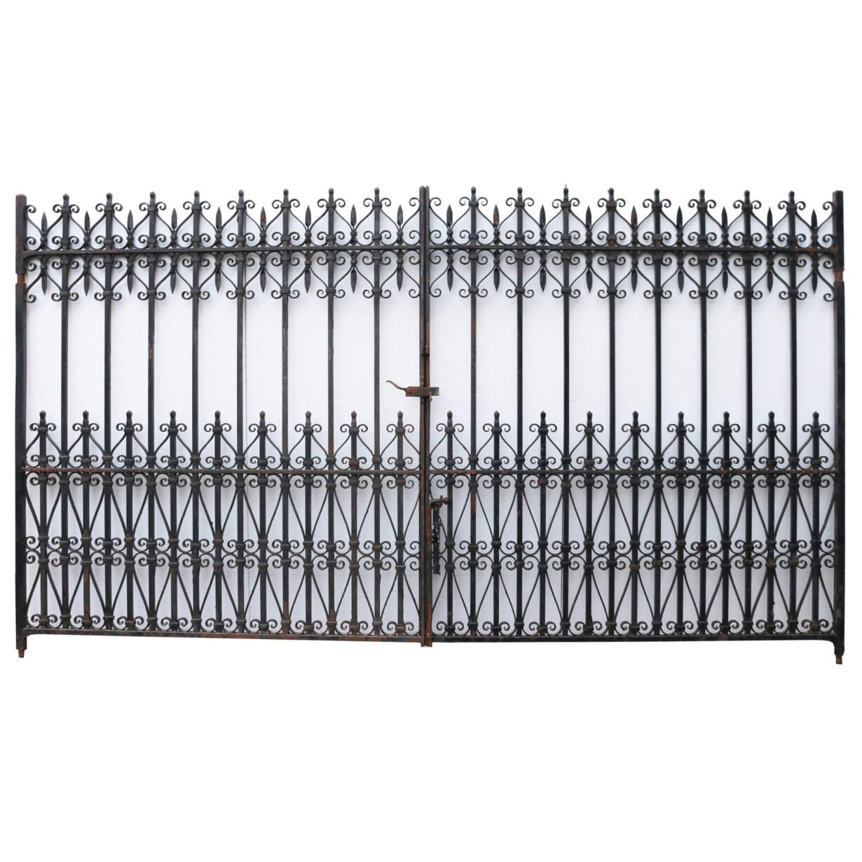 Set of Wrought Iron Driveway Gates