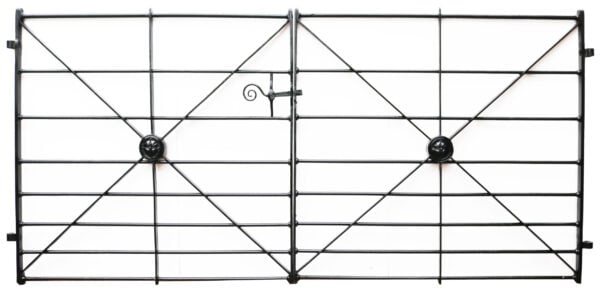 A Set of Reclaimed Wrought Iron Driveway Gates 10’6″ / 322 cm (Two Sets Available)
