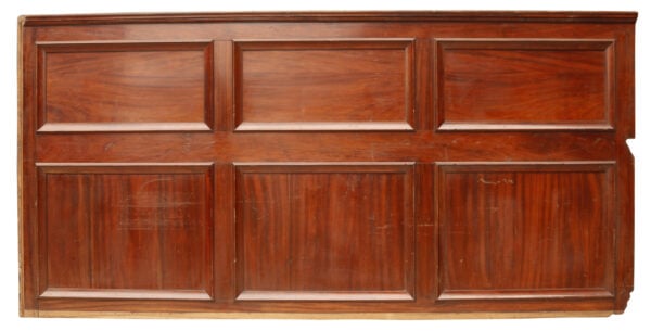 Length of Mahogany Wall Panelling