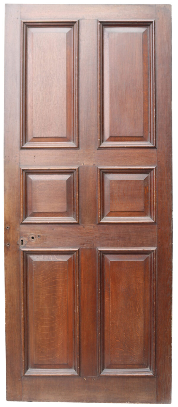 An Antique English George III Oak Door