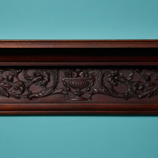 Antique Victorian Mahogany Fire Surround