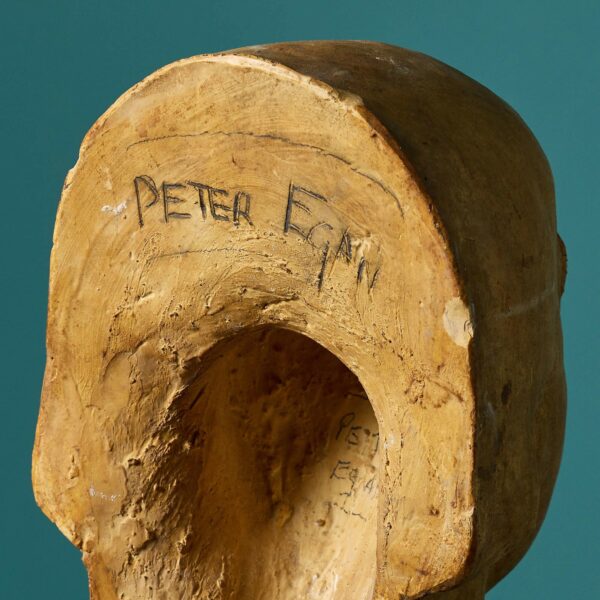 Plaster Life Face Cast of Peter Egan Ex. Tucker Collection