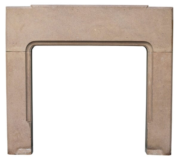 A Reclaimed 1920s Fossilised Limestone Fire Surround