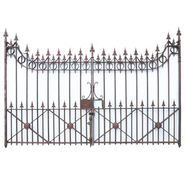 Victorian Wrought Iron Driveway Gates 322cm (10’5”)