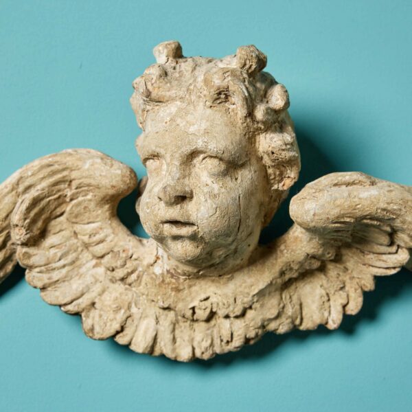 Three 18th Century Baroque Style Polychrome Cherubs