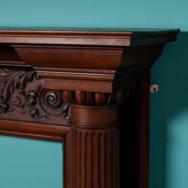 Antique Victorian Mahogany Fire Surround