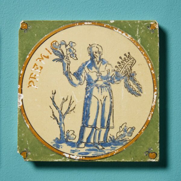 Set of 6 Antique Barrowclough & Sanders Tiles