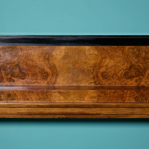 Reclaimed Art Deco Burr Walnut Fire Surround