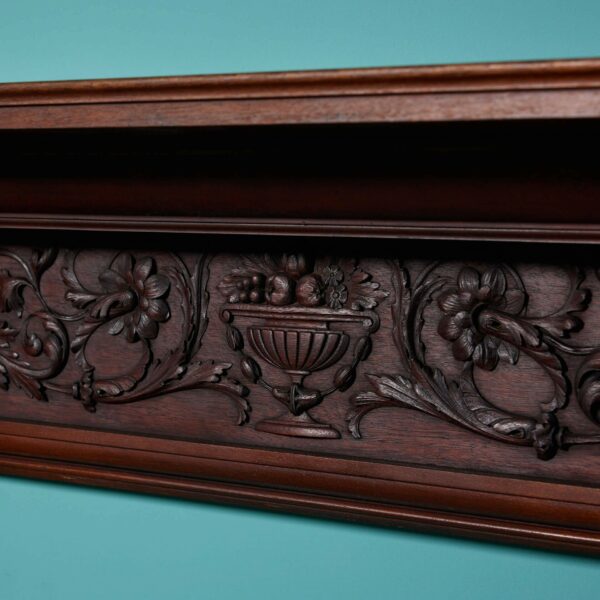 Antique Victorian Mahogany Fire Surround