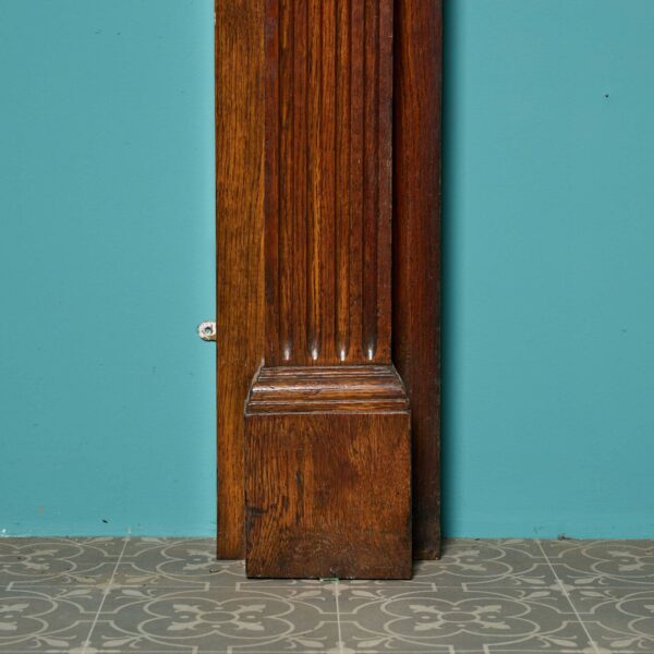 Antique 19th Century Carved Oak Fireplace