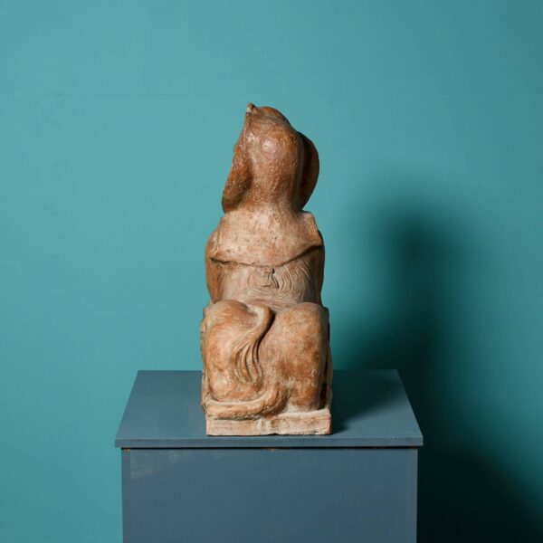 Antique French Terracotta Sphinx Model