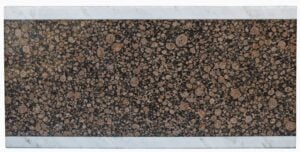 A Reclaimed Marble and Granite Table Top