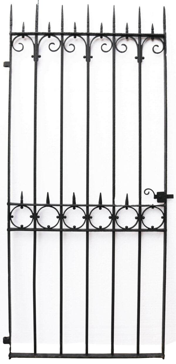 85-Gate4-scaled Tall Reclaimed Wrought Iron Side Gate