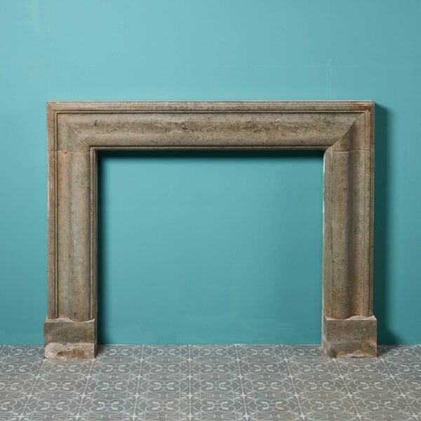 Reclaimed Bolection Style Limestone Fireplace
